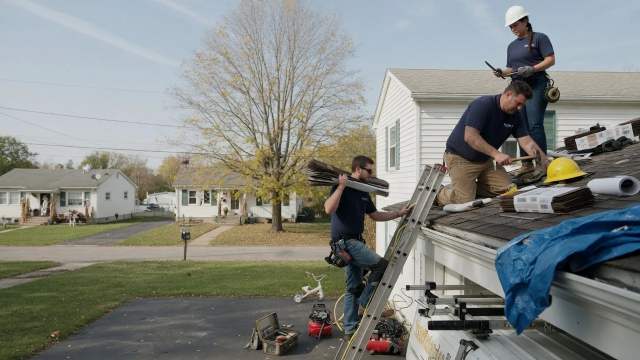 Local Roofing Contractors in Champaign, IL near me